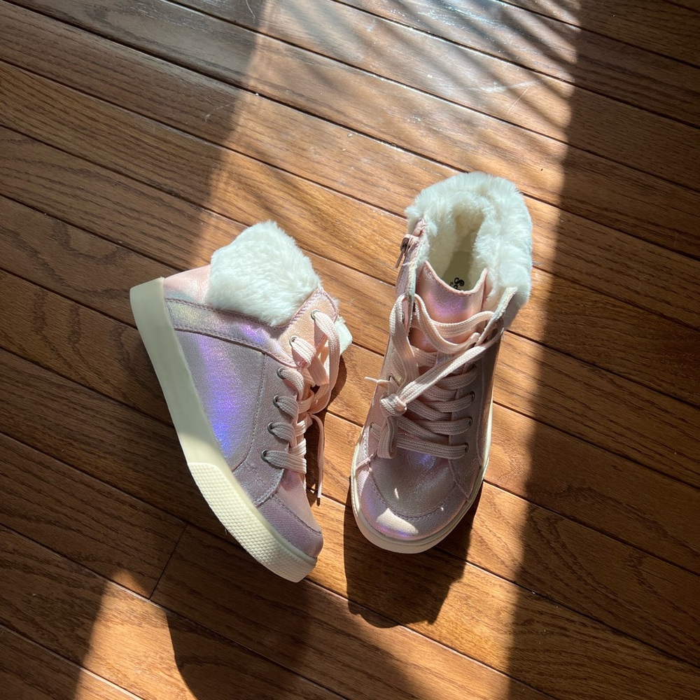 Pink boots Girls 3